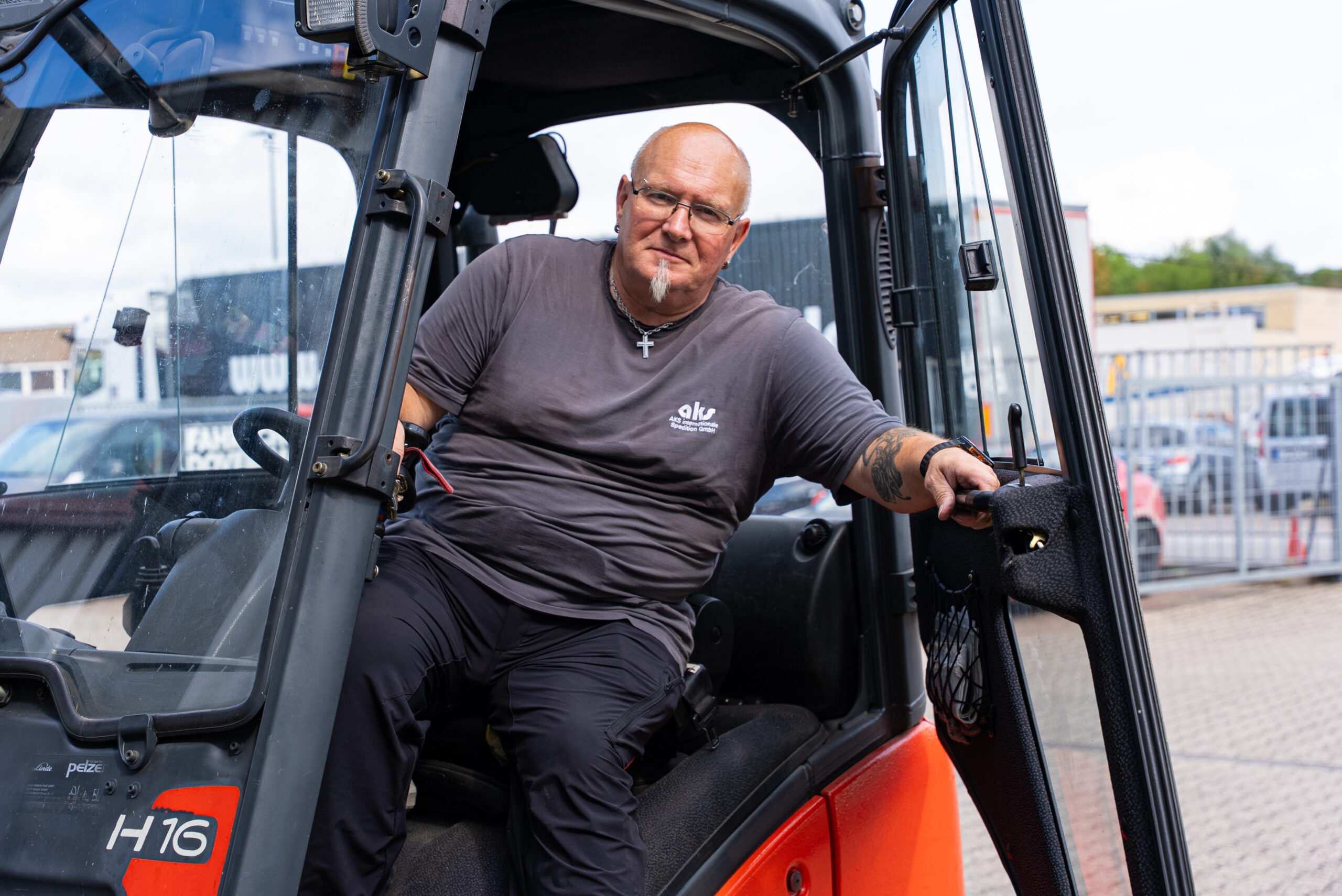 Teammitglied der AKS Spedition